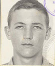 Gary's passport photo. Jan 1968